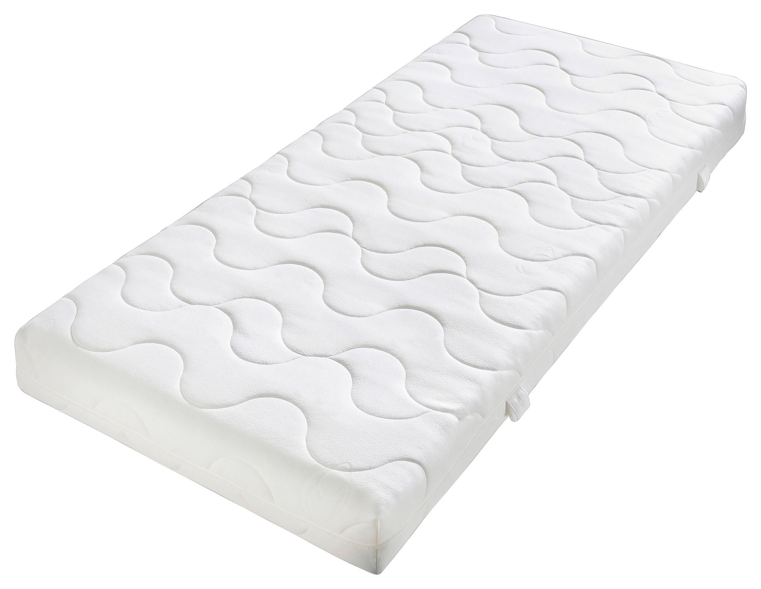 KOMFORTSCHAUMMATRATZE 160/200 cm Höhe ca. 20 cm 7 -Zonen - Weiß, Basics, Textil (160/200cm) - Xora
