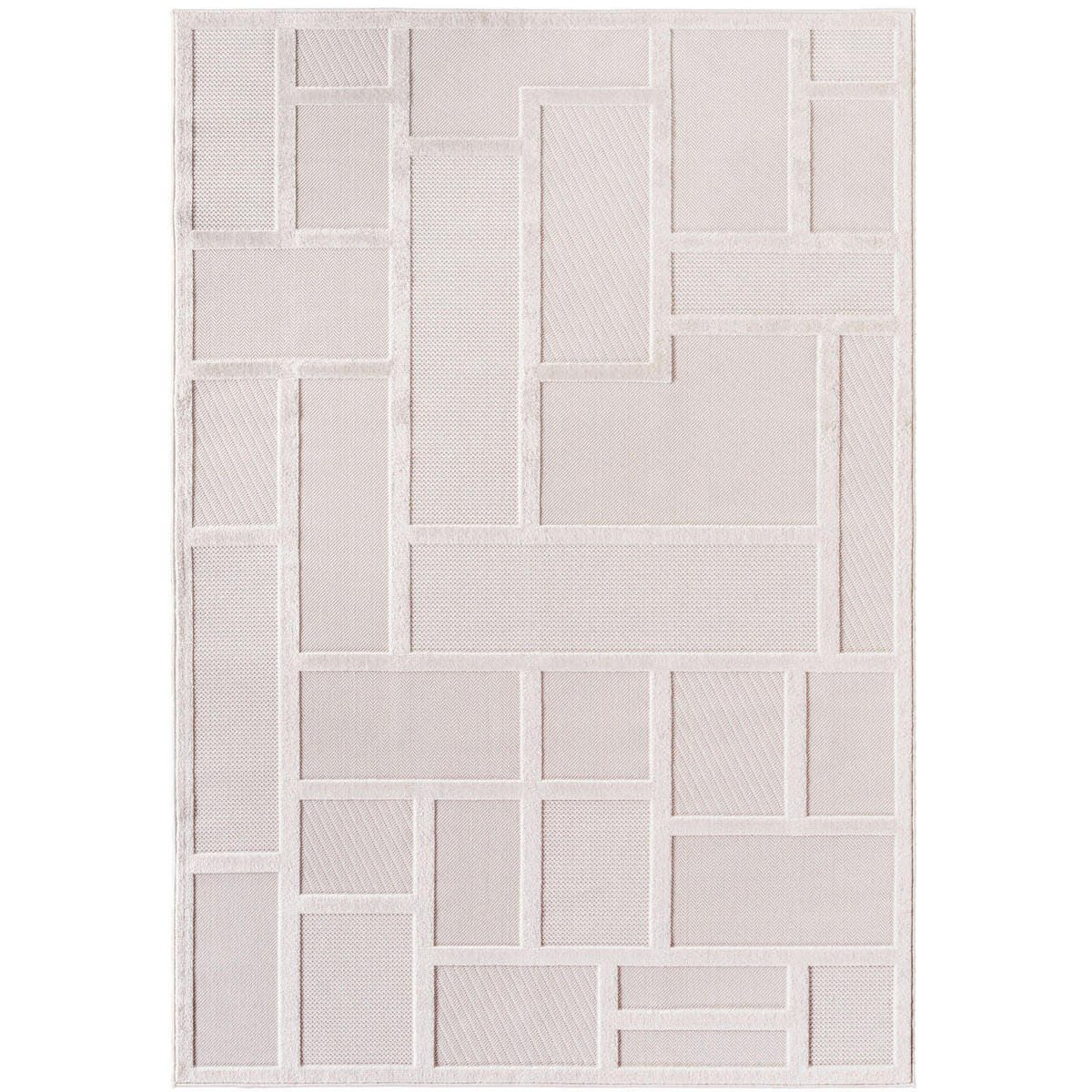 FLACHWEBETEPPICH 280/370 cm Doha Creme  - Creme, Design, Textil (280/370cm)