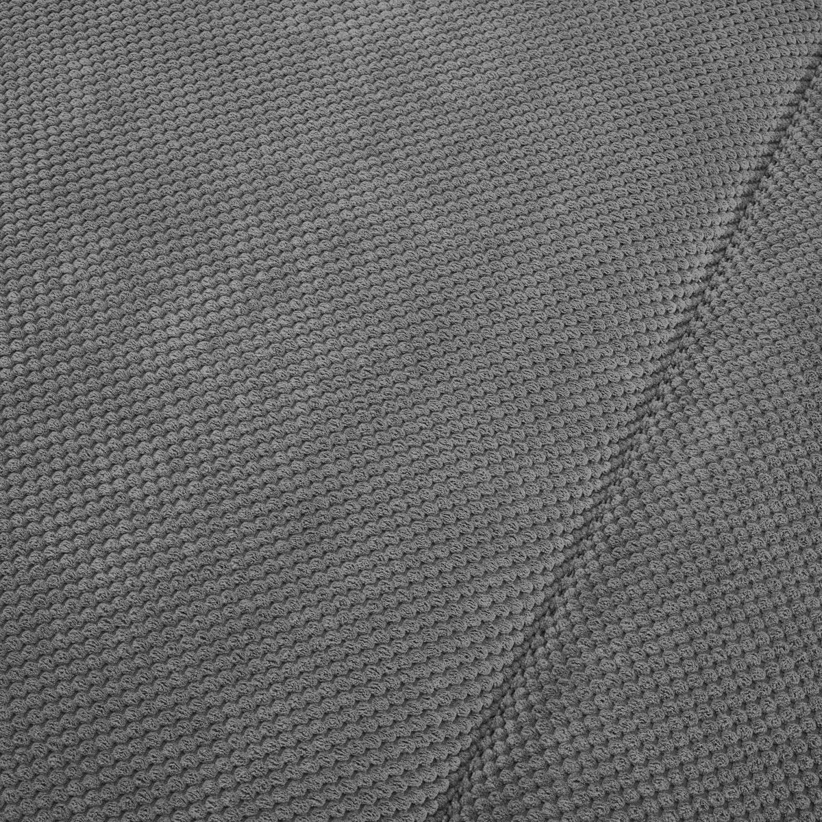 SCHLAFSOFA in Webstoff, Plüsch Grau  - Schwarz/Grau, Design, Holz/Textil (213/89/105cm) - Novel