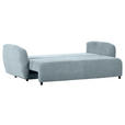 SCHLAFSOFA Flachgewebe Blau  - Blau/Schwarz, KONVENTIONELL, Kunststoff/Textil (250/74/108cm) - Carryhome