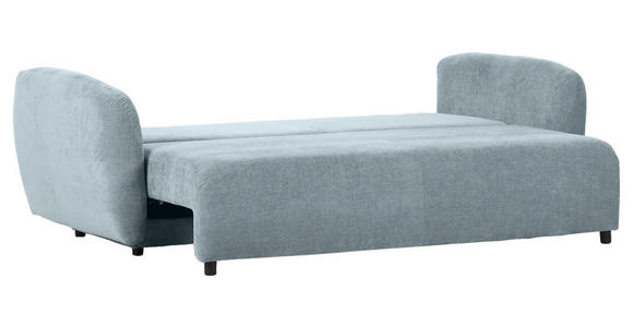 SCHLAFSOFA Flachgewebe Blau  - Blau/Schwarz, KONVENTIONELL, Kunststoff/Textil (250/74/108cm) - Carryhome