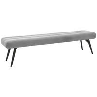 SITZBANK - Schwarz/Grau, Design, Textil/Metall (200/48/47cm) - Dieter Knoll