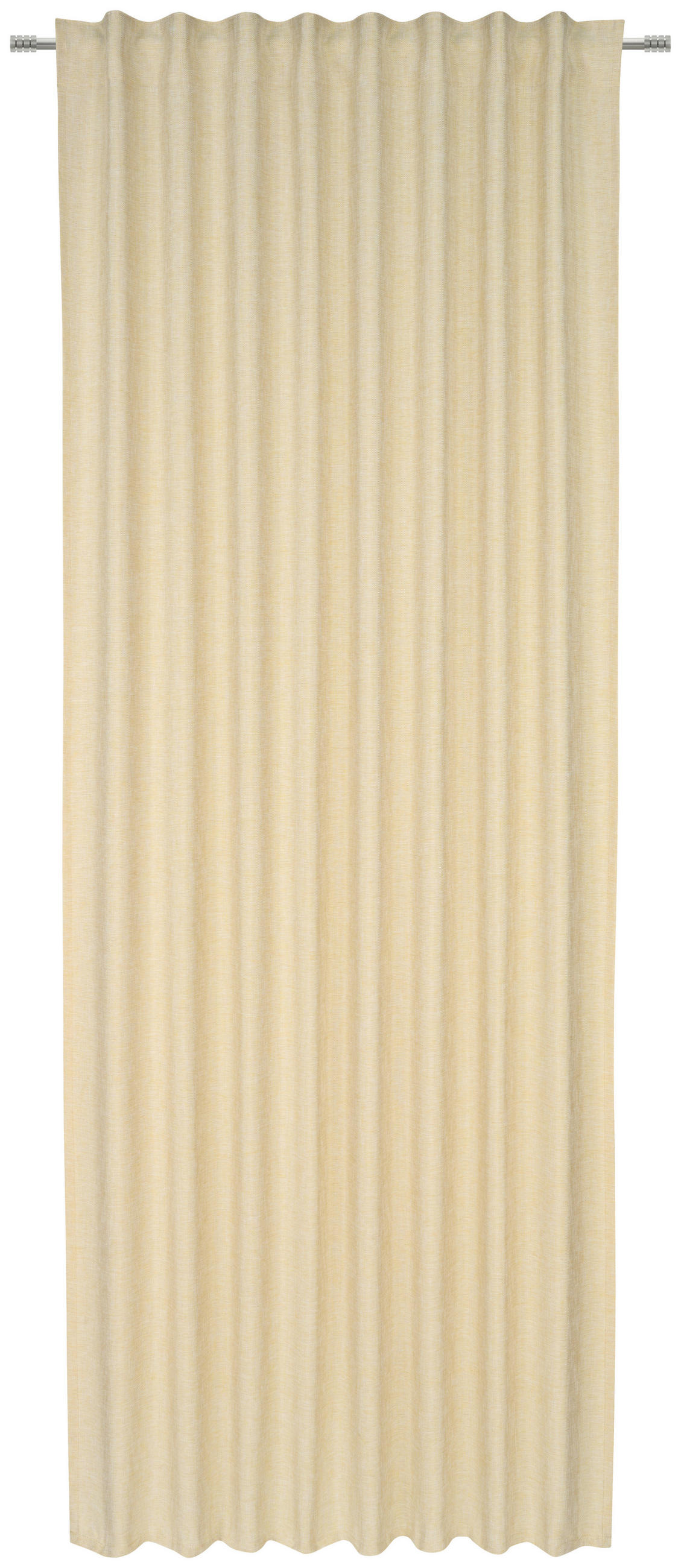 GARDINLÄNGD ej transparent  - grön/gul, Basics, textil (135/245cm) - Esposa