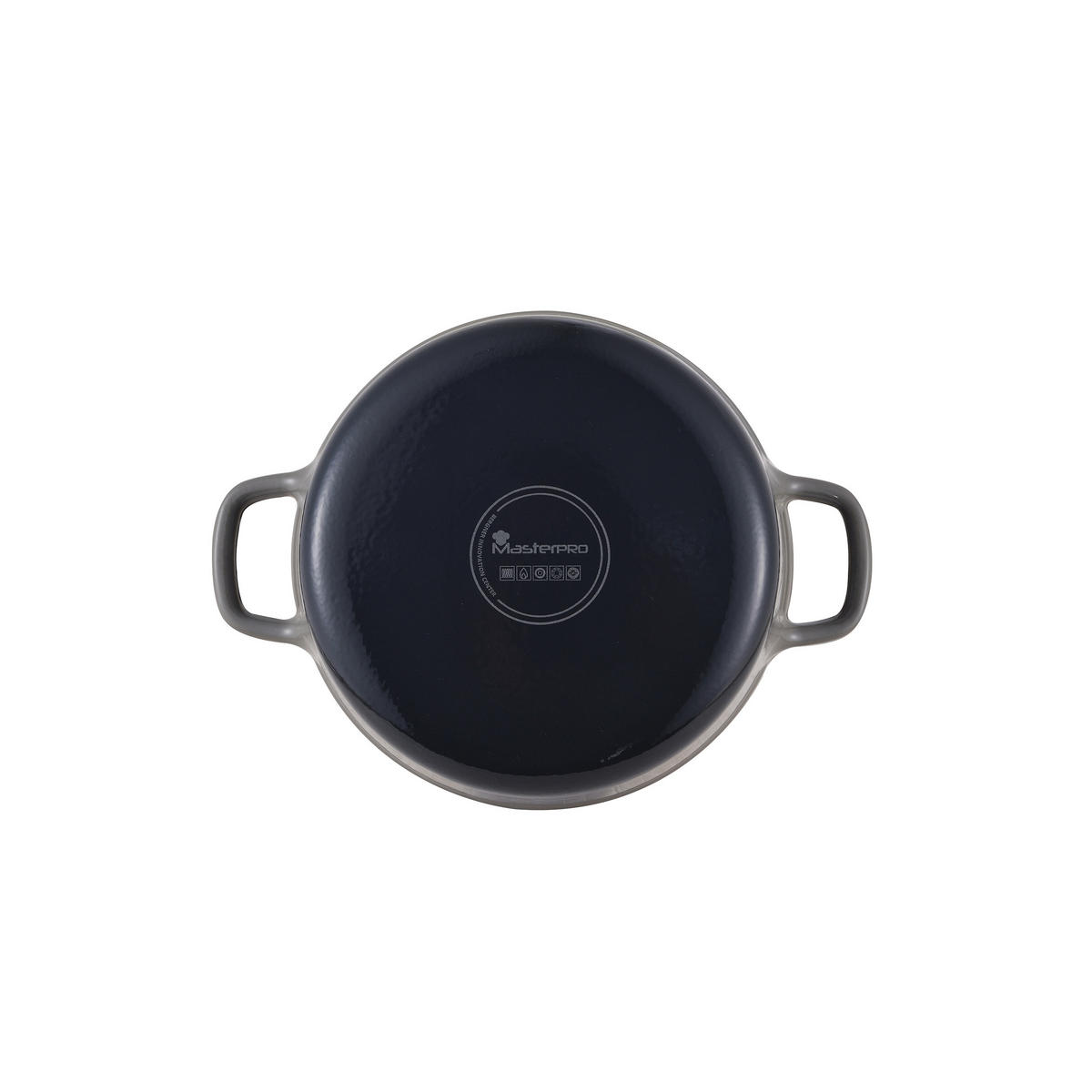 HRNEC, litina, 27 cm  - šedá/krémová, Basics, kov (27cm)
