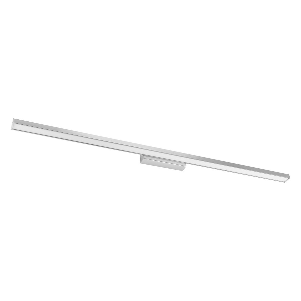 LED-WANDLEUCHTE Aurora 120/5/7 cm   - Alufarben, Basics, Kunststoff/Metall (120/5/7cm) - Novel