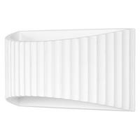 WANDLEUCHTE 29/11,8/15 cm   - Weiß, Basics, Stein (29/11,8/15cm) - Osram