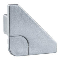 LED-DEKOLEUCHTE DELTA PROFIL 2/2/2 cm  - Basics, Kunststoff/Metall (2/2/2cm) - Paulmann