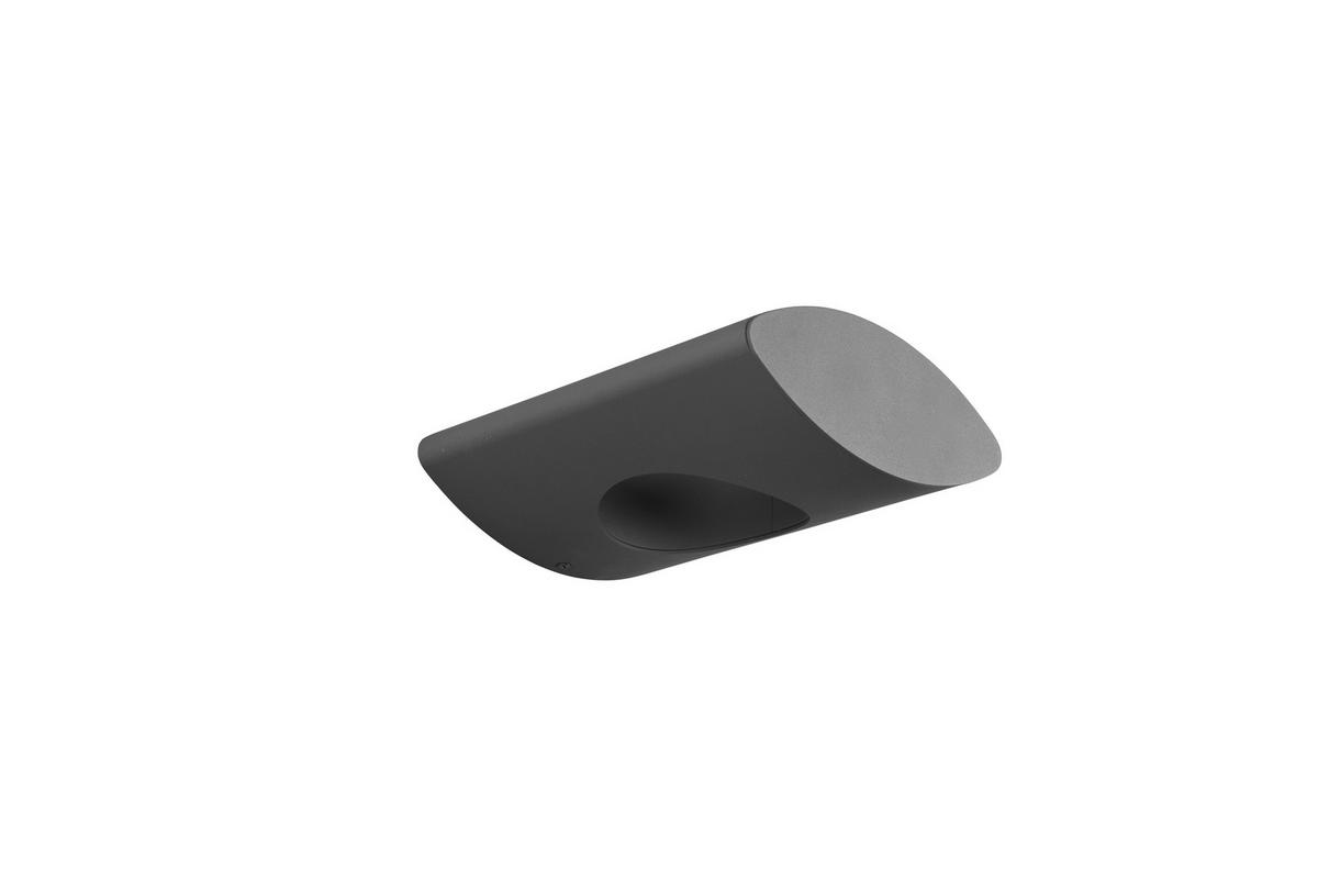 AUSSENWANDLEUCHTE - Anthrazit, Design, Metall (7/18/21cm) - Trio Leuchten