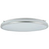 LED-DECKENLEUCHTE white² 33/5,7 cm  - Chromfarben, Basics, Kunststoff/Metall (33/5,7cm)