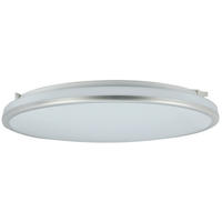LED-DECKENLEUCHTE white² 33/5,7 cm  - Chromfarben, Basics, Kunststoff/Metall (33/5,7cm)