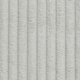 ECKSOFA Hellgrau Cord  - Hellgrau/Schwarz, KONVENTIONELL, Textil/Metall (178/284cm) - Hom`in