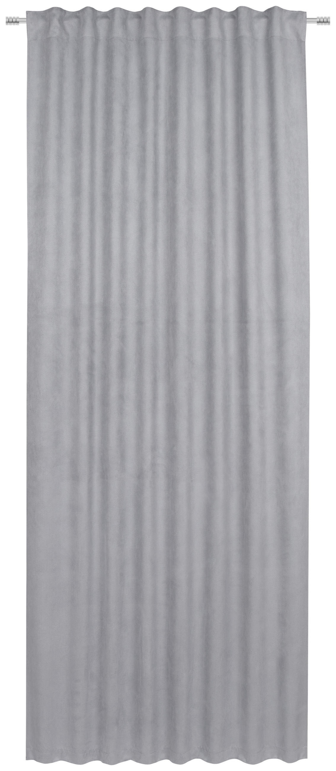 FERTIGVORHANG Siena blickdicht 135/255 cm - Anthrazit, Basics, Textil (135/255cm) - Dieter Knoll