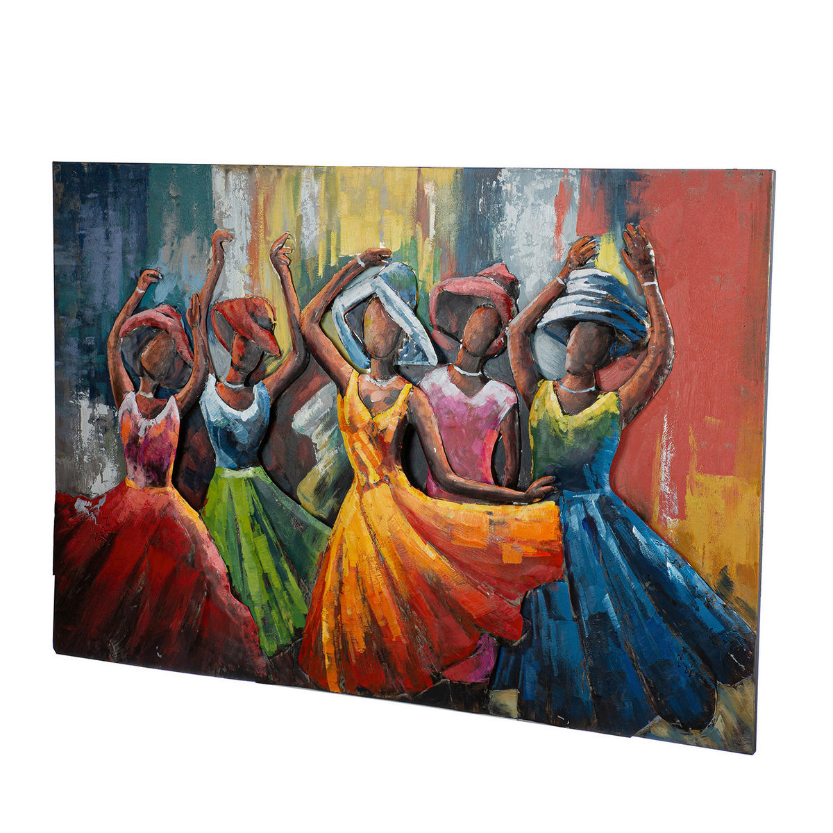 METALLBILD Menschen Multicolor  - Multicolor, Basics, Metall (120/80/4cm)