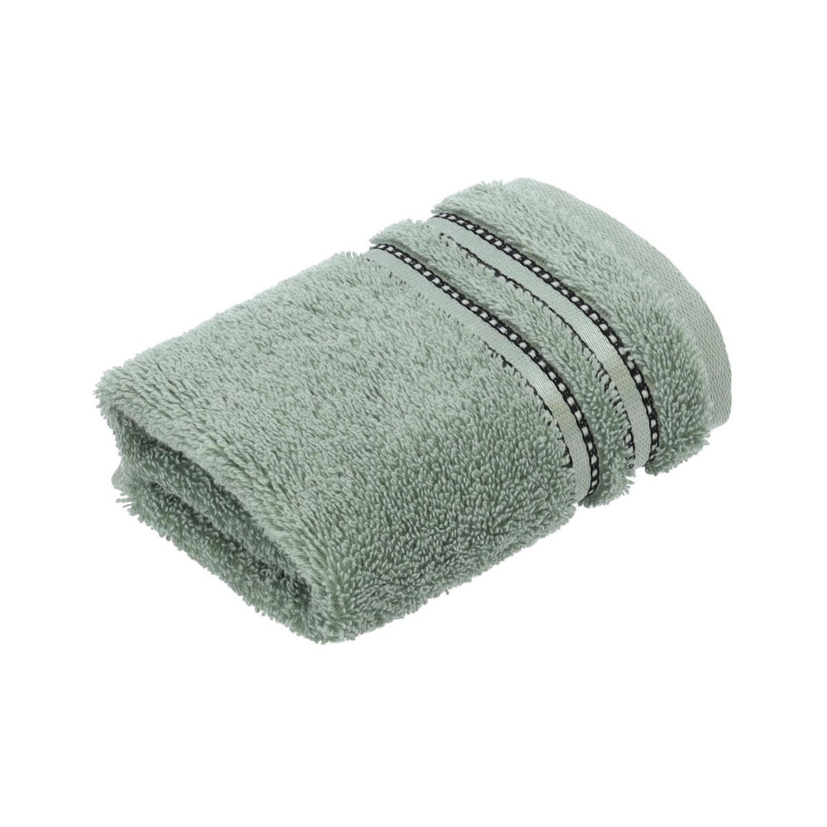 SEIFTUCH 30/30 cm Cult de Luxe Grün  - Grün, Basics, Textil (30/30cm) - Vossen