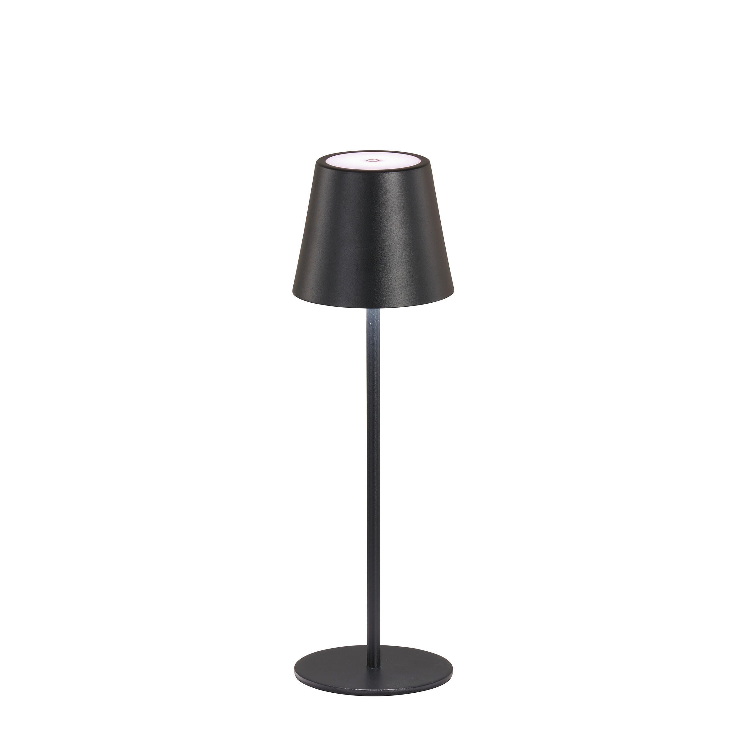 AKKU-TISCHLEUCHTE Viletto 11/36,5 cm   - Sandfarben/Schwarz, KONVENTIONELL, Metall (11/36,5cm)