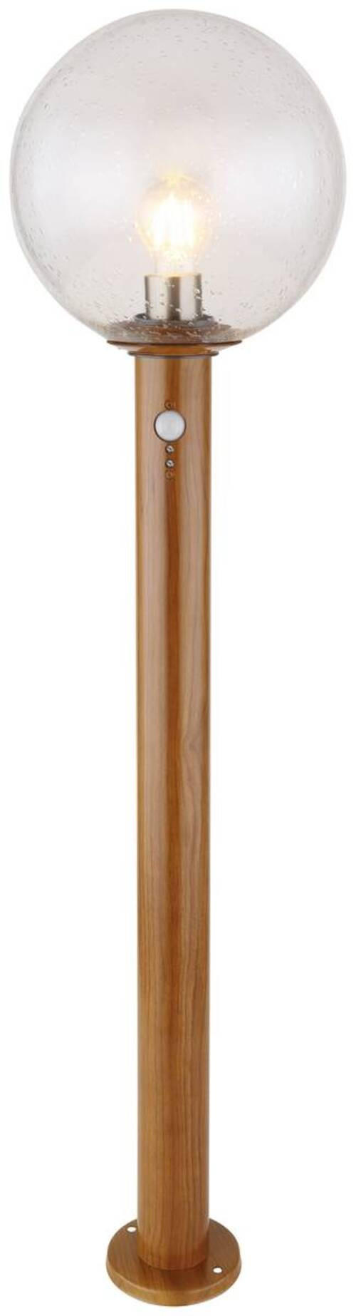 AUßENSTEHLEUCHTE - Klar/Naturfarben, Basics, Glas/Metall (25/100cm) - Globo