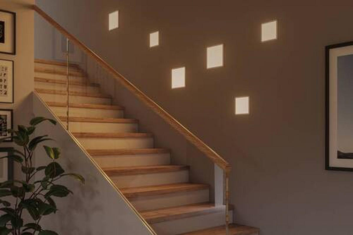 LED-PANEEL 17,5/17,5/1,2 cm   - Weiß, Design, Kunststoff (17,5/17,5/1,2cm) - Paulmann