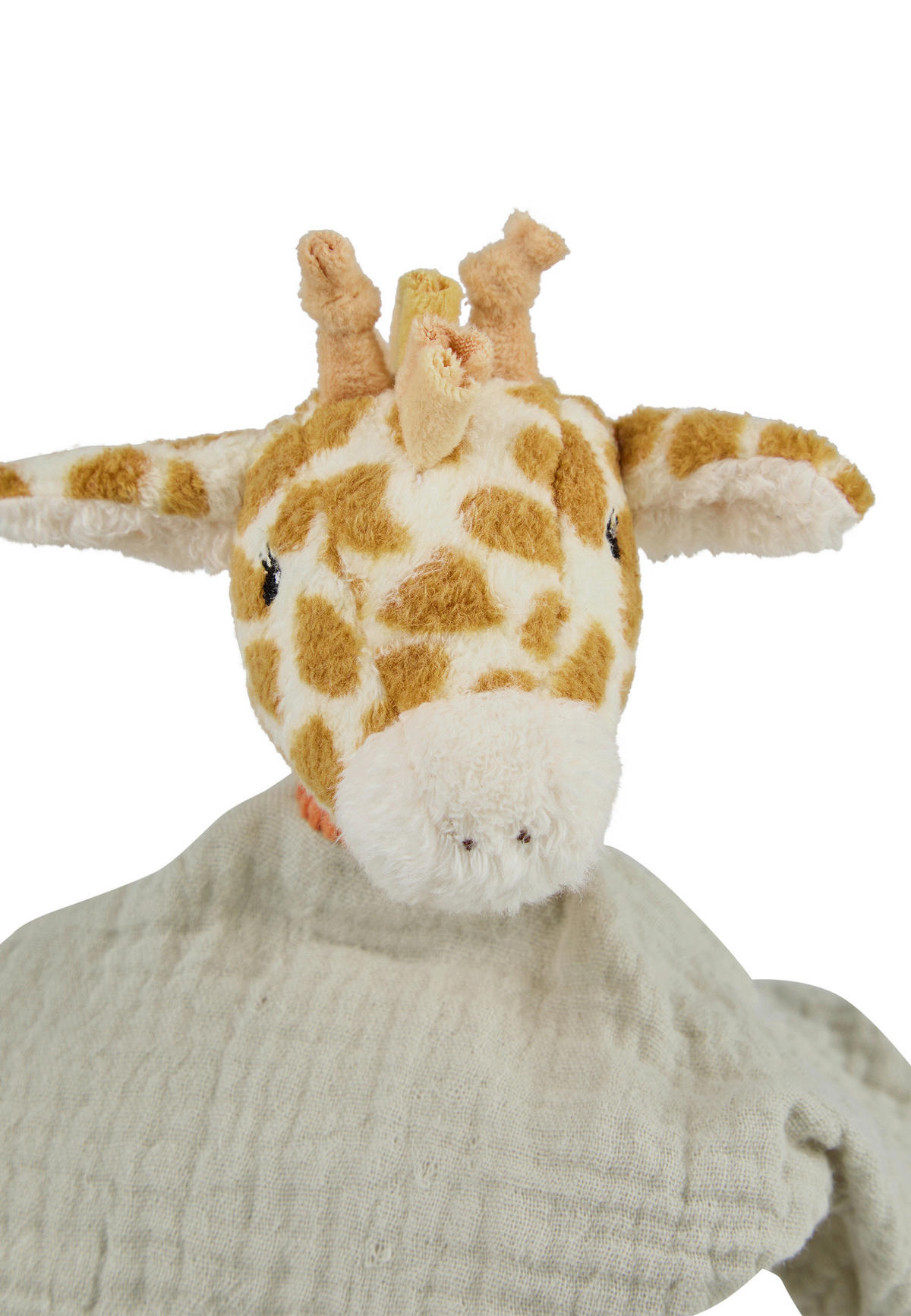 SCHMUSETUCH Giraffe Kaya  - Salbeigrün, Basics, Textil (26/5/7cm) - Sterntaler