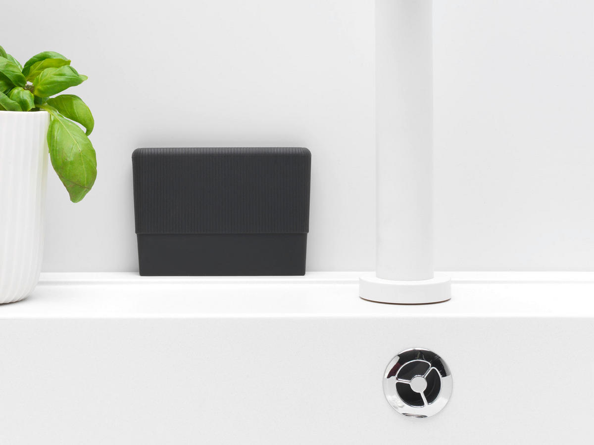 Diskskrapa - mörkgrå, Design, plast (10,6/7,5/1,7cm) - Brabantia