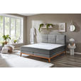 BOXSPRINGBETT 180/200 cm  in Grau  - Eichefarben/Grau, KONVENTIONELL, Holz/Textil (180/200cm) - Carryhome