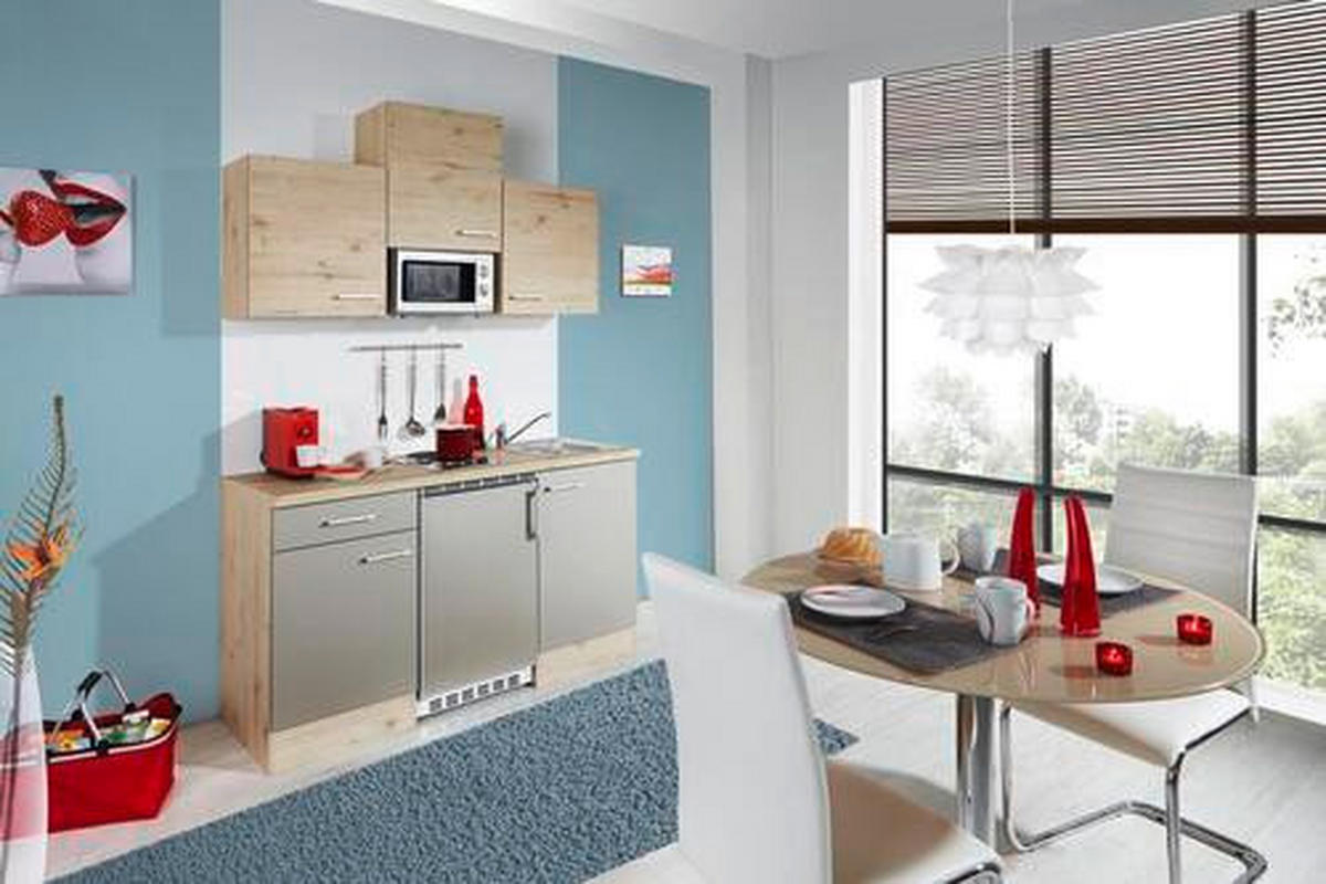 MINIKUCHYŇA RIVA 150 - farba duba, Modern, kompozitné drevo (150cm) - MID.YOU