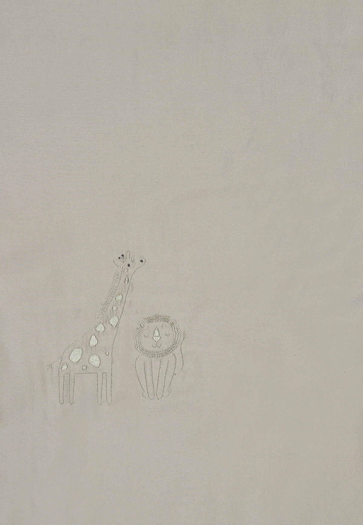 BABYDECKE 70/100 cm  - Mintgrau, Trend, Textil (70/100cm) - Sterntaler