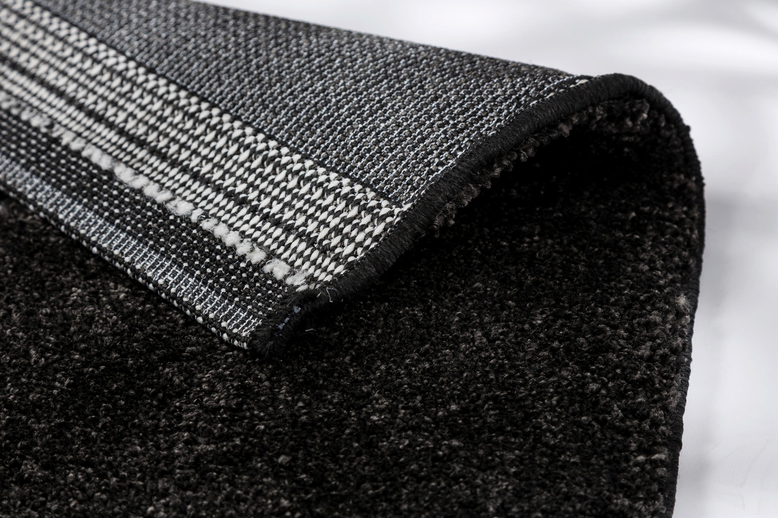 WEBTEPPICH 140/200 cm Schwarz  - Schwarz, Design, Textil (140/200cm) - Schöner Wohnen