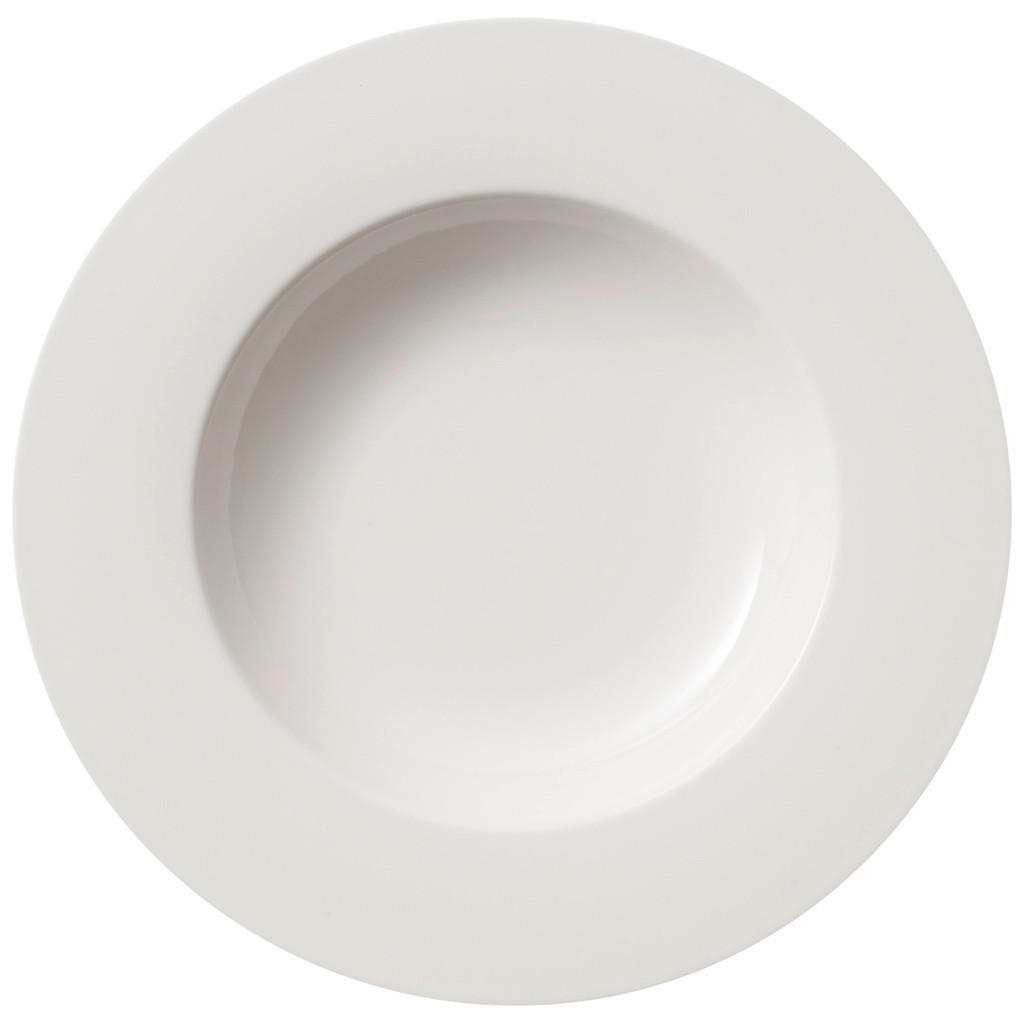 HLBOKÝ TANIER, keramika, 24 cm - biela, Konventionell, keramika (24cm) - Villeroy & Boch