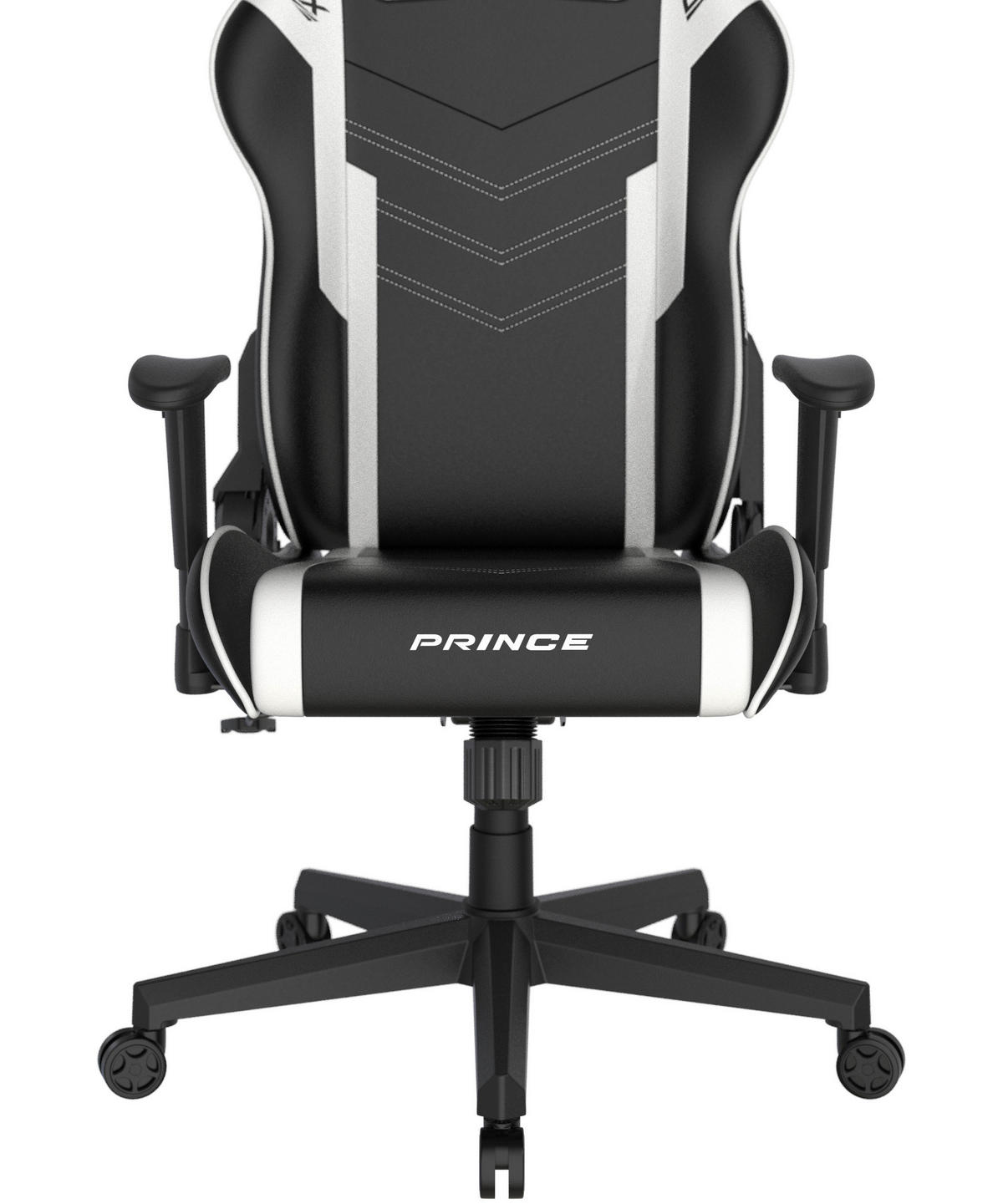 GAMINGSTUHL Weiß, Schwarz Kunststoff, Textil   - Schwarz/Weiß, MODERN, Kunststoff/Textil (67/126/67cm) - Dxracer