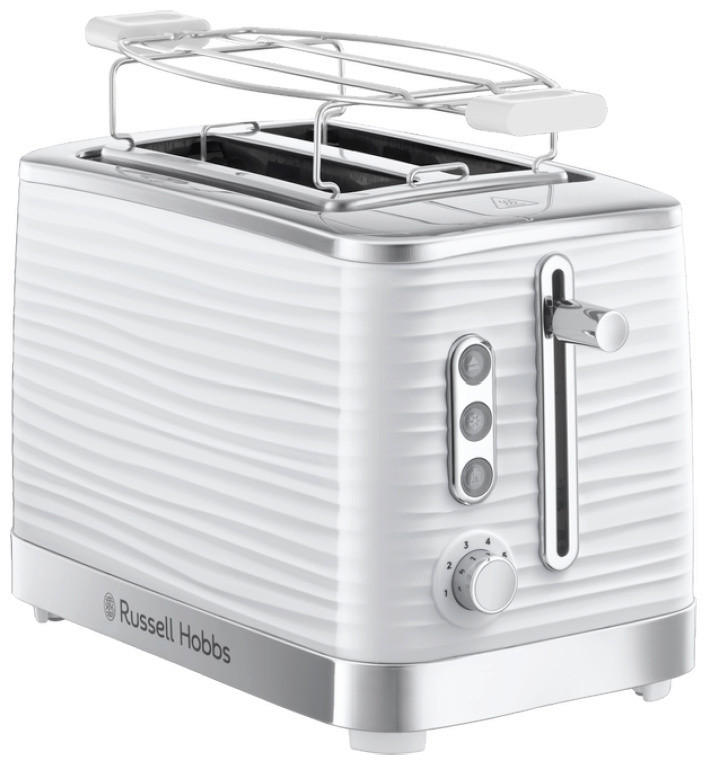 TOASTER Inspire White 24370-56  - Weiß, Basics, Kunststoff/Metall (16,5/23,0/30,5cm) - Russell Hobbs