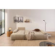 ECKSOFA  in Webstoff Naturfarben  - Schwarz/Naturfarben, KONVENTIONELL, Kunststoff/Textil (162/282cm) - Carryhome