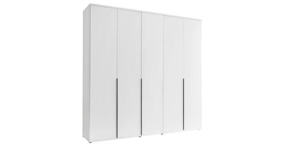 DREHTÜRENSCHRANK in Weiß - Schwarz/Weiß, MODERN, Holzwerkstoff/Kunststoff (225/225/52cm) - Carryhome