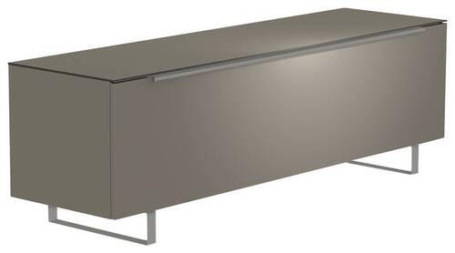 LOWBOARD  in 160/51/45 cm  - Alufarben/Grau, Design, Glas/Holzwerkstoff (160/51/45cm) - Moderano