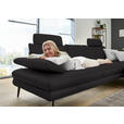ECKSOFA in Echtleder Dunkelbraun  310/180 cm  - Dunkelbraun/Schwarz, Design, Leder/Metall (310/180cm) - Dieter Knoll