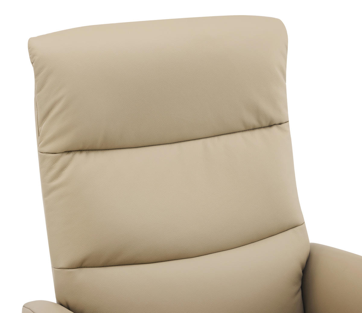 RELAXAČNÍ KŘESLO, textil, kůže, šedohnědá - černá/šedohnědá, Design, kov/textil (76/112/80cm) - Livetastic