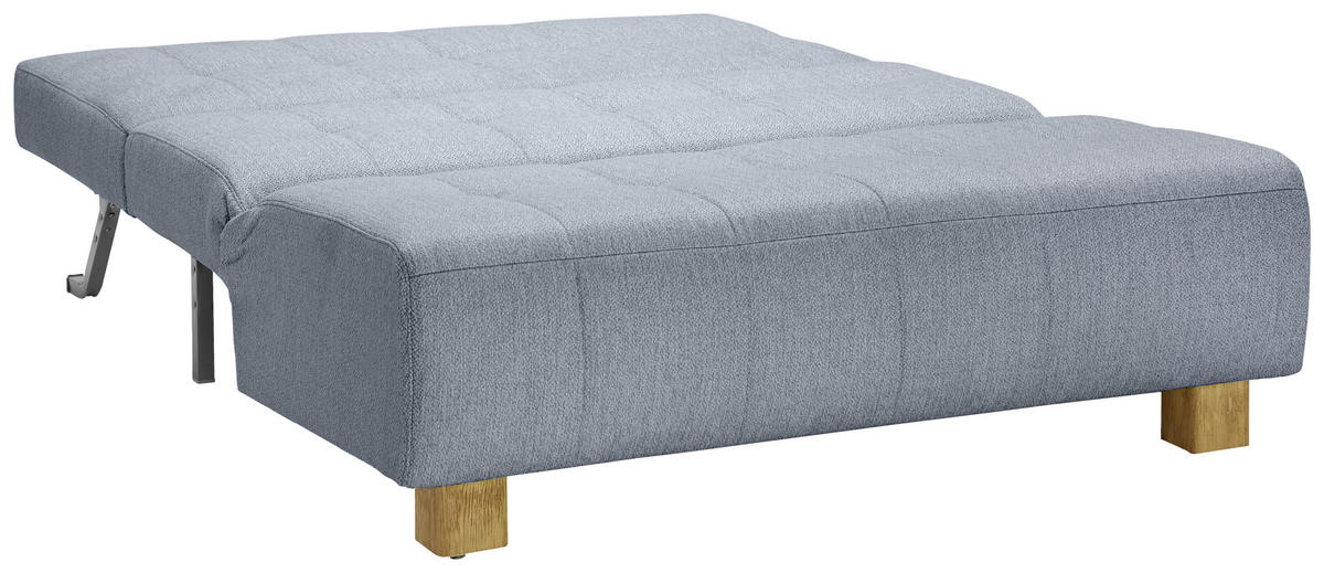 SCHLAFSOFA Hellblau  - Naturfarben/Hellblau, Design, Holz/Textil (145/92/102cm) - Novel