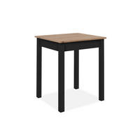 JEDÁLENSKÝ STÔL, čierna, dub artisan, 60/67/76 cm - čierna/dub artisan, Modern, kompozitné drevo (60/67/76cm) - MID.YOU