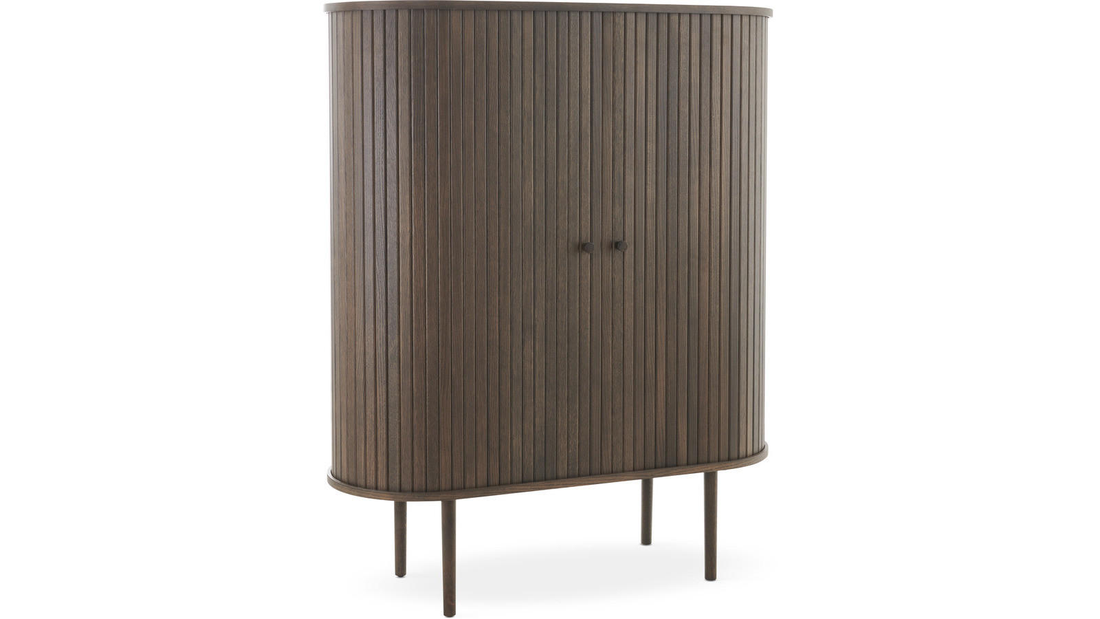 SIDEBOARD 100/123/40 cm  - mörkbrun, Design, trä (100/123/40cm) - Best Price