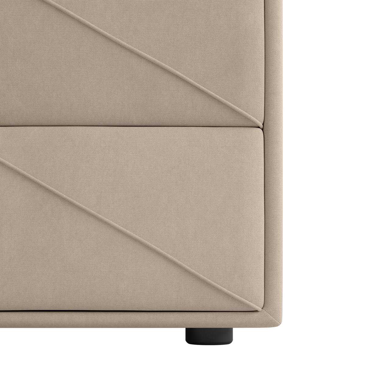 BOXSPRINGBETT 180/200 cm  in Beige  - Beige, Modern, Holz/Kunststoff (180/200cm) - MID.YOU