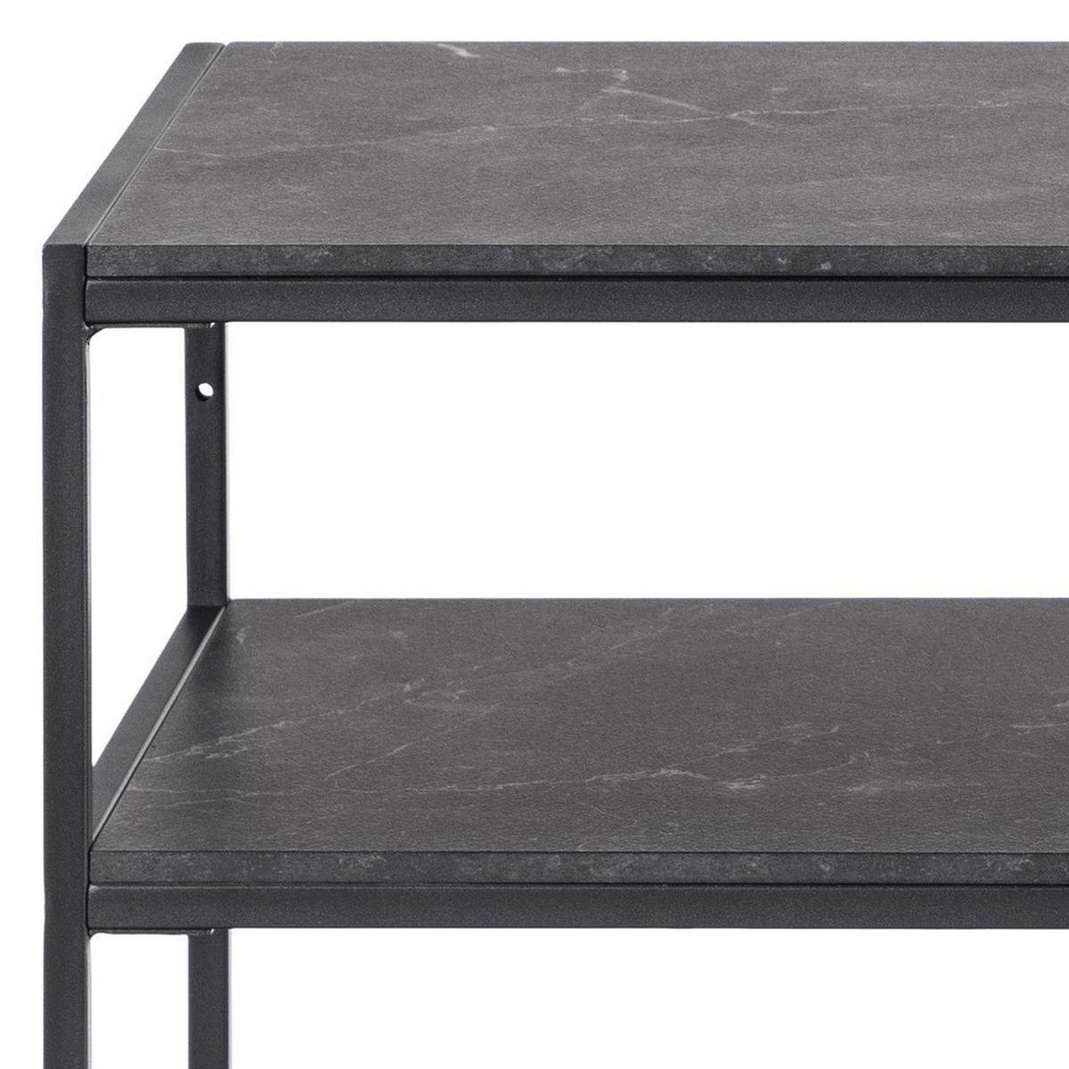 KONSOLBORD i trämaterial 100/35/79 cm    - svart, Design, metall/trämaterial (100/35/79cm) - Best Price