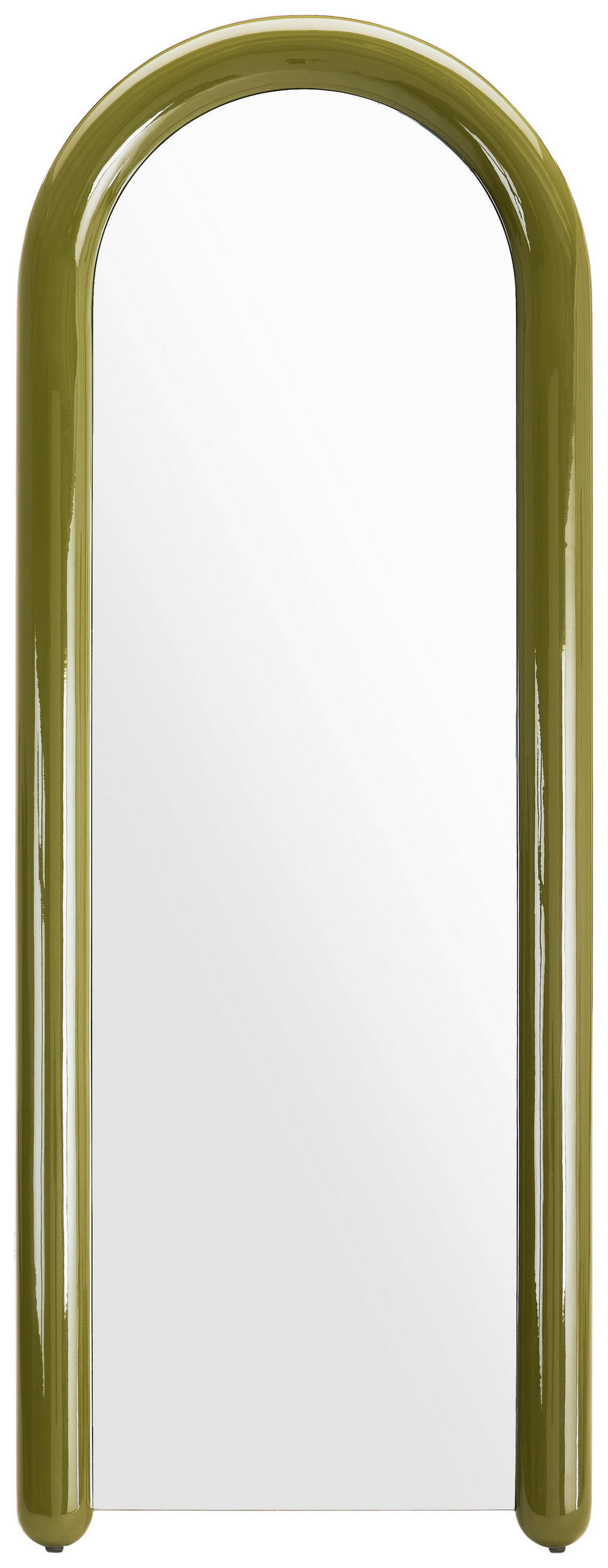 STANDSPIEGEL 60/160/6,6 cm, Grün  - Grün, LIFESTYLE, Glas/Holzwerkstoff (60/160/6,6cm) - Novel