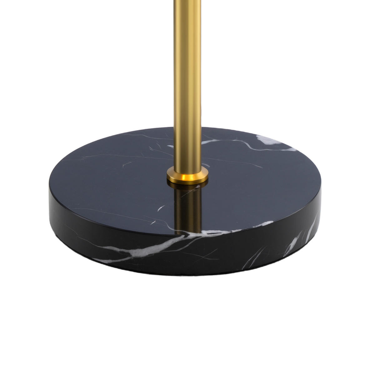 TISCHLEUCHTE - Goldfarben/Bernsteinfarben, Trend, Glas/Metall (30/51cm) - Collet's Monde