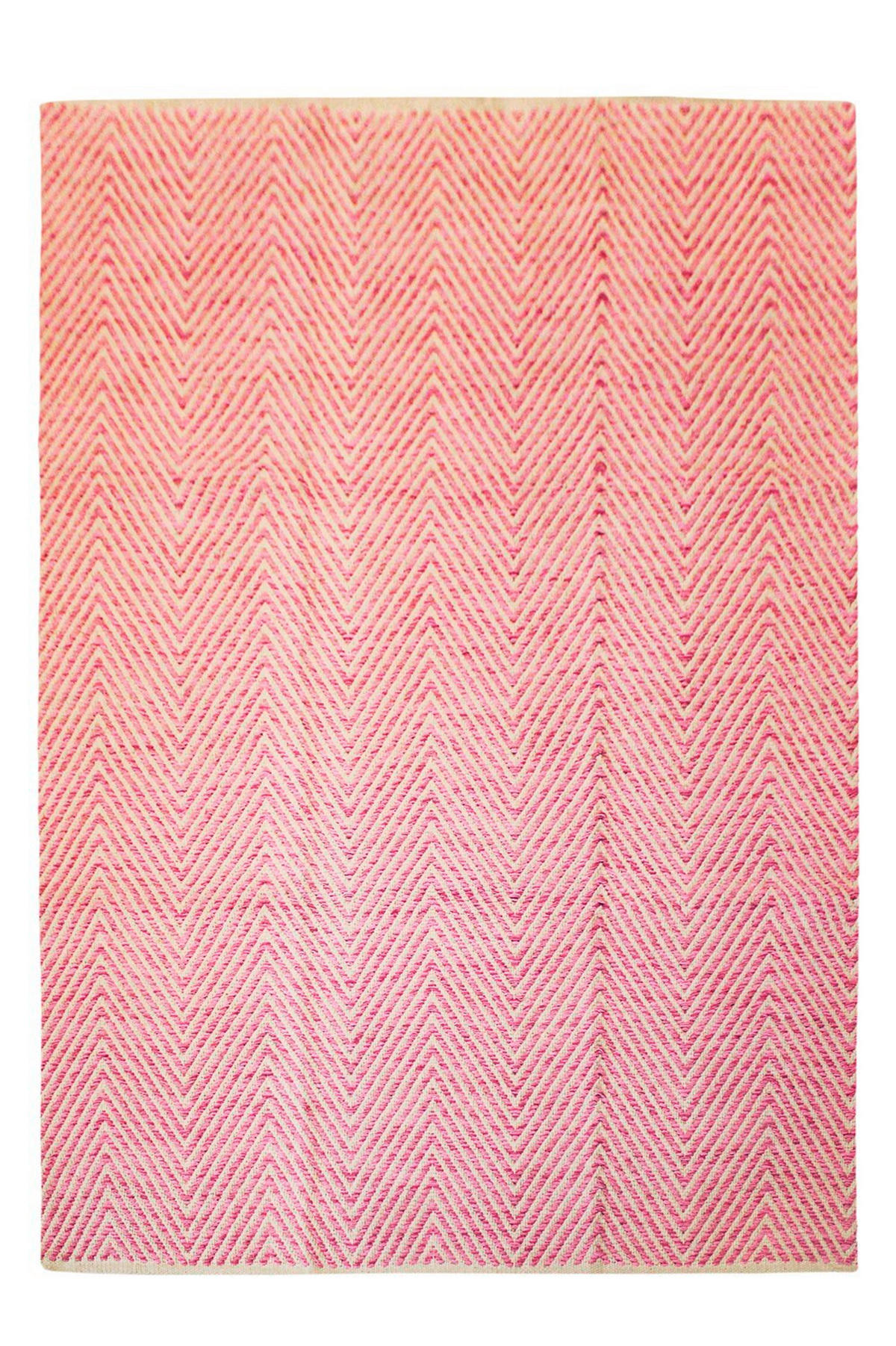 FLACHWEBETEPPICH 120/170 cm Pink  - Pink, KONVENTIONELL, Textil (120/170cm)