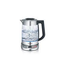 WASSERKOCHER 1,7 l  - Edelstahlfarben/Transparent, KONVENTIONELL, Glas/Kunststoff (18/23/24cm) - Severin