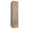 MEHRZWECKSCHRANK 30/185/40 cm  in Eichefarben  - Eichefarben/Alufarben, KONVENTIONELL, Holzwerkstoff/Kunststoff (30/185/40cm) - Xora
