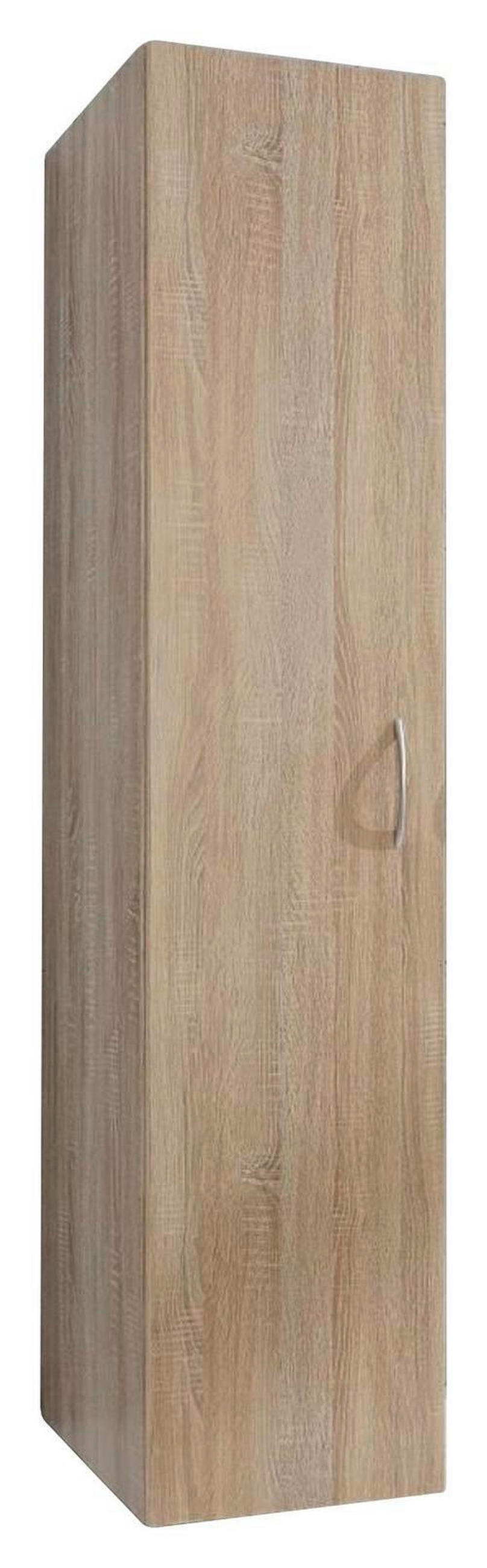 VEČNAMENSKA OMARA, barve hrasta - barve hrasta/barve aluminija, Konvencionalno, umetna masa/leseni material (30/185/40cm) - Xora