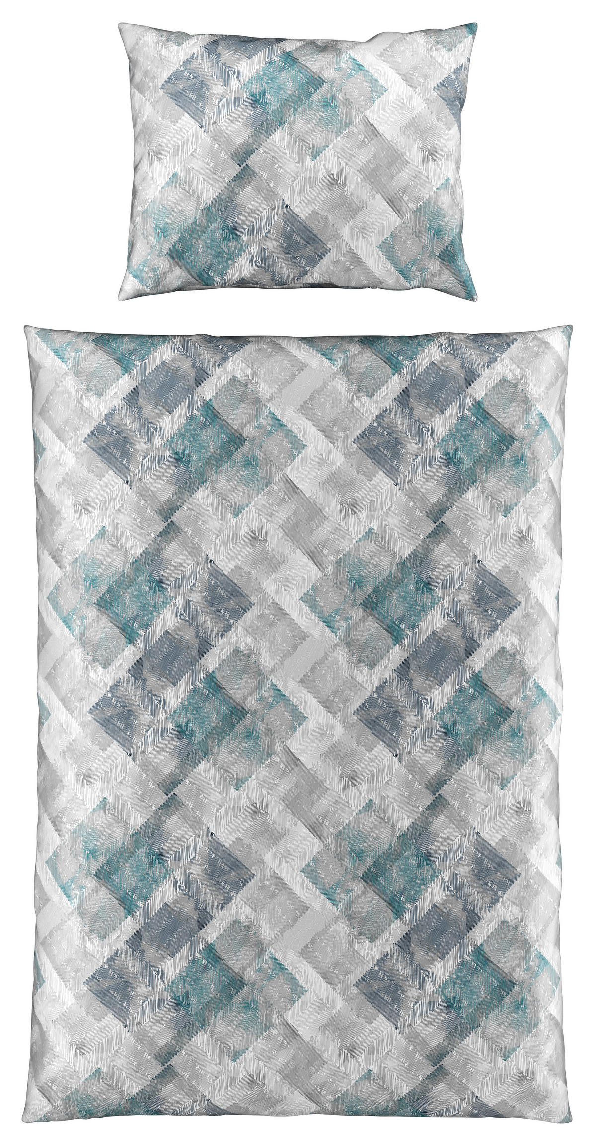 KÉTOLDALAS ÁGYNEMŰHUZAT 140/200 cm  - ezüstszínű, Konventionell, textil (140/200cm) - Novel