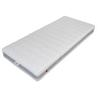KALTSCHAUMMATRATZE 90/200 cm, Höhe ca.: 21 cm, H3 = fest, 7-Zonen - Weiß, KONVENTIONELL, Textil (90/200cm) - Paradies