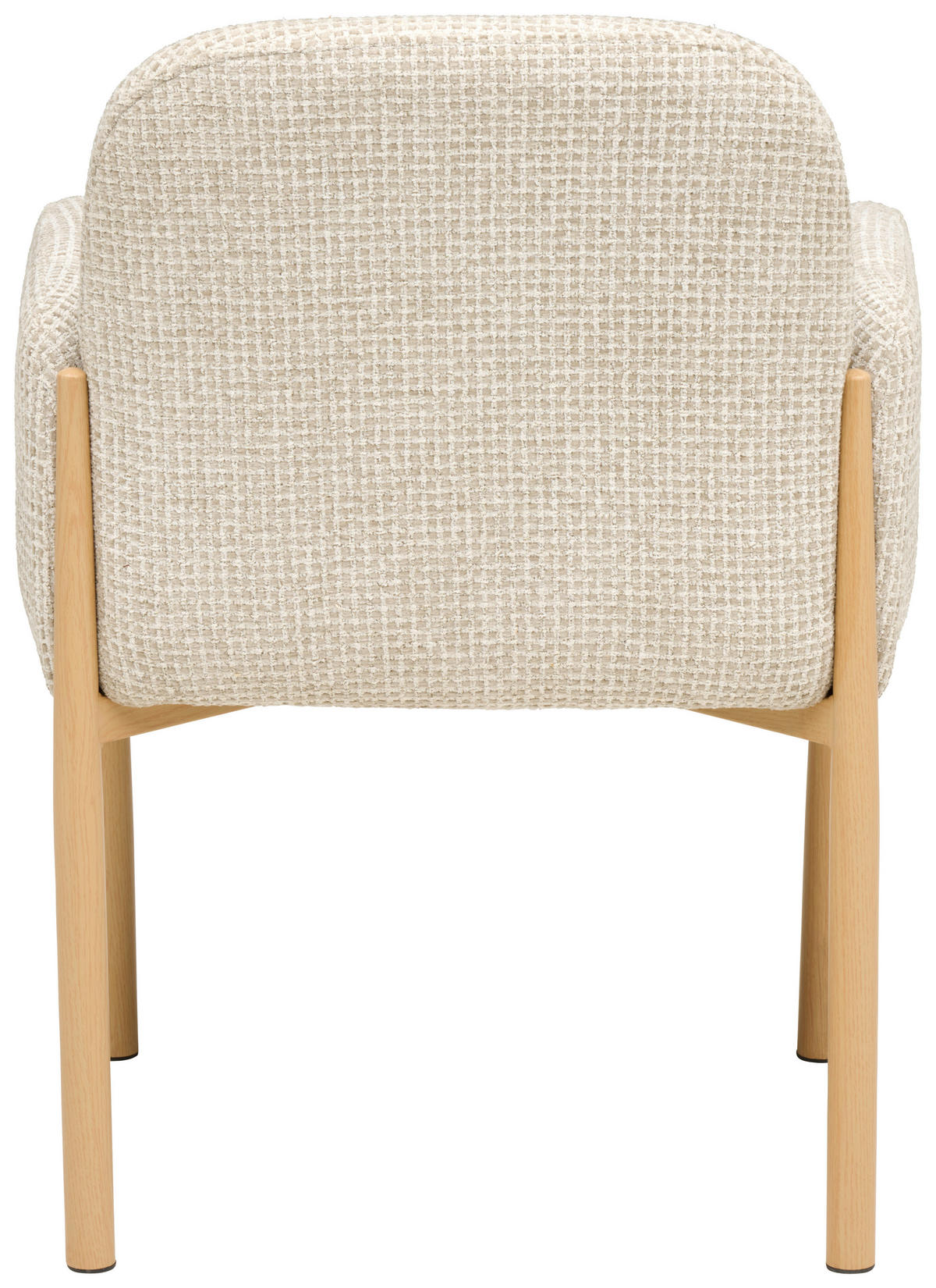 ARMLEHNSTUHL   Chenille  - Taupe/Eichefarben, MODERN, Textil/Metall (58/82,5/60cm) - MID.YOU