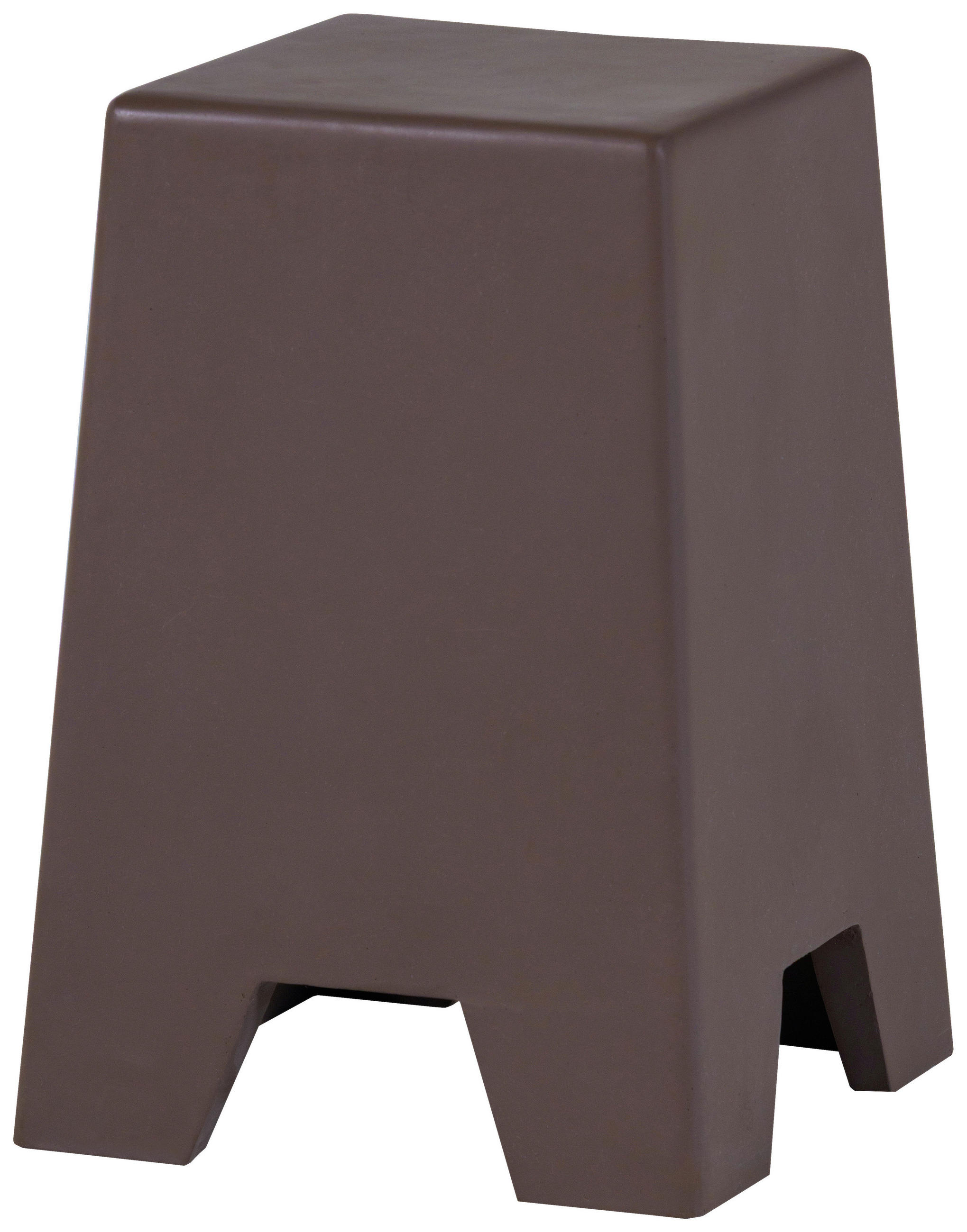 BEISTELLTISCH 36/51/36 cm Zina Braun quadratisch  - Braun, Design, Glas/Keramik (36/51/36cm) - Livetastic